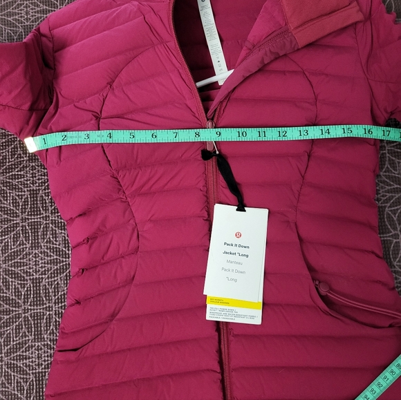Like new Lululemon pack it down long jacket sz4 - Picture 11 of 13